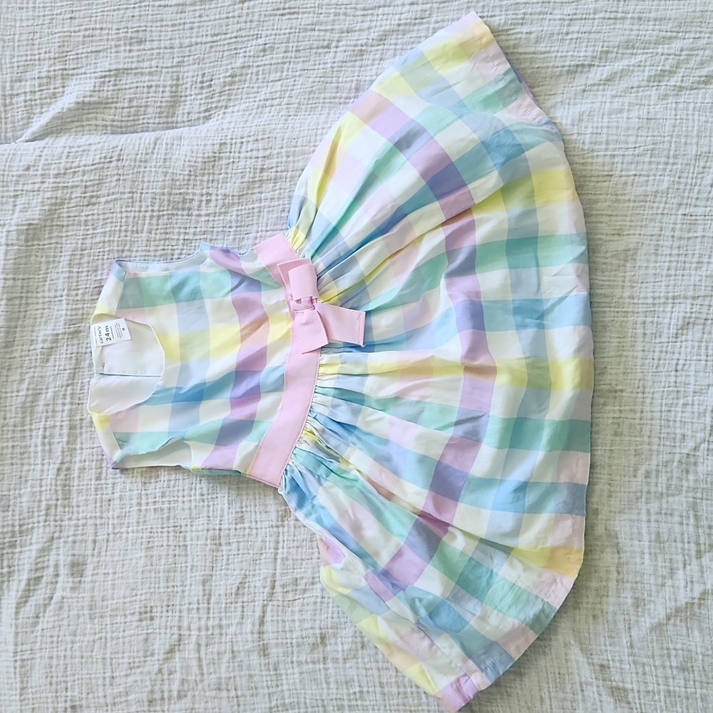Carter's 24m plaid dress worn once